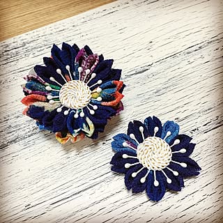 玄関/入り口/フェリシモ/ハンドメイド/つまみ細工/世界の国花シリーズ...などのインテリア実例 - 2015-12-12 23:05:08