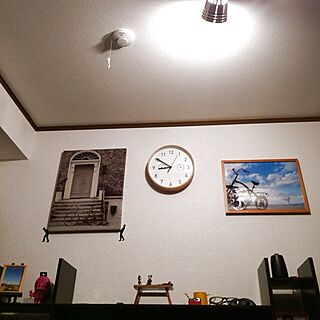 壁/天井/IKEA/一人暮らし/照明/無印良品...などのインテリア実例 - 2014-01-26 20:52:55