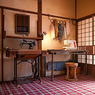 机 昭和レトロのおしゃれなインテリア・部屋・家具の実例 ｜ RoomClip 