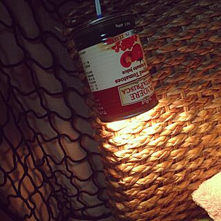 ベッド周り/DIY/ハンドメイド/照明/リメ缶のインテリア実例 - 2015-04-19 19:08:12