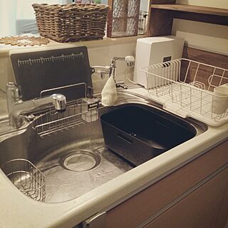 キッチン/DIY/洗い桶/IKEA/生活感のインテリア実例 - 2013-07-20 23:53:14