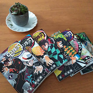 鬼滅の刃/週刊少年ジャンプ/ジャンプコミック/多肉植物/癒やし...などのインテリア実例 - 2020-03-08 11:27:38