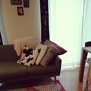 部屋全体/IKEA/ソファー/クッションたくさん♡のインテリア実例 - 2016-03-08 15:41:50