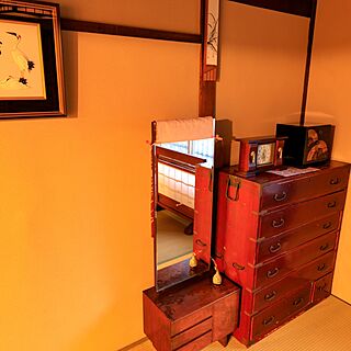 和箪笥 昭和レトロのおしゃれなインテリア・部屋・家具の実例 