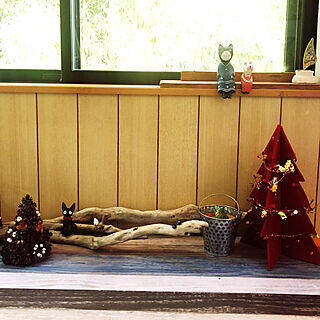 小さいクリスマスツリー/クリスマス飾り/リビングのインテリア実例 - 2020-12-13 07:57:10