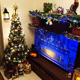 クリスマスツリー/クリスマス/自宅でディズニーを再現/ディズニー/アンティーク...などのインテリア実例 - 2022-05-07 16:40:37