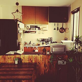 キッチン/セリア/DIY/ダイソー/カフェ風のインテリア実例 - 2016-08-10 20:17:39