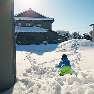 玄関/入り口/庭/雪/季節を感じる暮らしのインテリア実例 - 2018-01-14 09:54:43