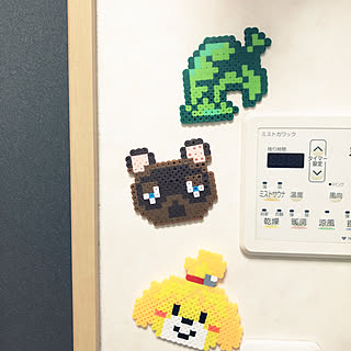キャラクター アイロンビーズのおしゃれなアレンジ 飾り方のインテリア実例 Roomclip ルームクリップ