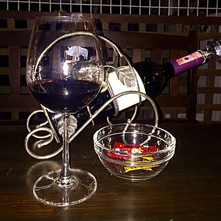 リビング/赤ワイン大好き♪/ワインボトルホルダー/ワイン/晩酌...などのインテリア実例 - 2016-09-25 20:18:03