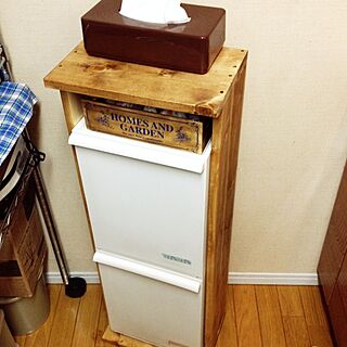 キッチン/IKEA ゴミ箱/DIYゴミ箱カバー/DIYのインテリア実例 - 2014-03-07 12:20:08