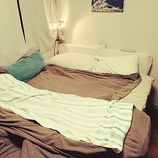 ベッド周り/IKEA/無印良品のインテリア実例 - 2014-10-19 22:20:39