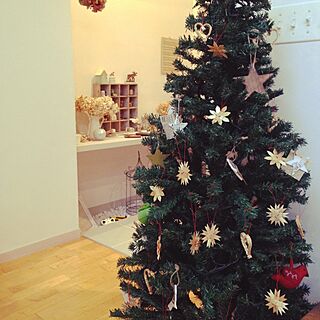 リビング/クリスマスツリー♡/IKEA オーナメント/スタジオクリップのオーナメント/ハンドメイドオーナメントのインテリア実例 - 2014-11-28 23:08:50