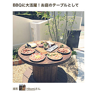 部屋全体/BBQ/ケーブルドラムはタダ/ケーブルドラム/記事掲載...などのインテリア実例 - 2018-09-10 17:26:42