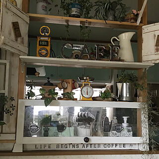 コーヒーのある暮らし/DIY/もっと素敵にしたい/流木の飾り/我が家流...などのインテリア実例 - 2019-05-17 15:26:46