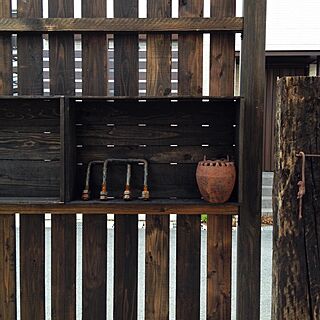 玄関/入り口/古い家/DIY/ペイント/古い木箱のインテリア実例 - 2015-01-14 09:39:36