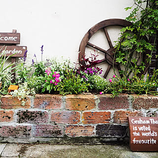 Diy レンガ積みのインテリア 手作りの実例 Roomclip ルームクリップ