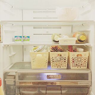 キッチン/冷蔵庫の中/TOSHIBA/VEGETA/冷蔵庫...などのインテリア実例 - 2017-04-06 10:50:00