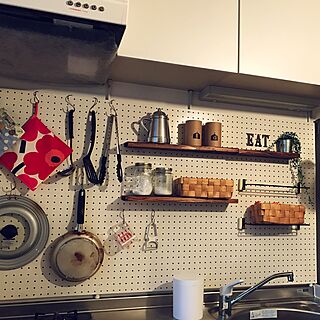 キッチン/賃貸DIY/ハンドメイド/DIY/セリア...などのインテリア実例 - 2016-12-15 20:57:10