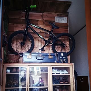 玄関/入り口/古道具/BMX/インスタ→kyota1212/インスタ始めました...などのインテリア実例 - 2015-03-06 17:40:20