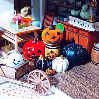 棚/ハロウィン/ダイニング/ハンドメイド/お気に入り...などのインテリア実例 - 2023-09-21 19:29:39