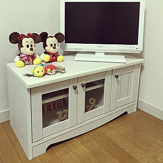 テレビ台 ディズニーのおしゃれなインテリア 部屋 家具の実例 Roomclip ルームクリップ