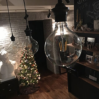 クリスマス/クリスマスツリー/LED電球/IKEA/石膏像...などのインテリア実例 - 2018-12-10 22:13:10
