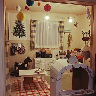 部屋全体/クリスマスツリー/トーカイ/子ども部屋/IKEAのインテリア実例 - 2015-11-21 18:37:25