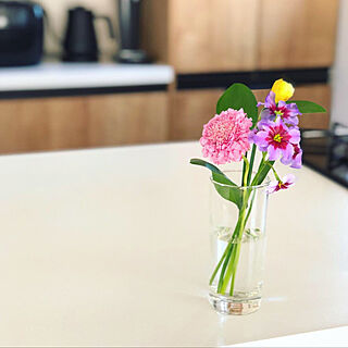 花のある暮らし/bloomeelife公式アンバサダー/bloomeelife/キッチンのインテリア実例 - 2019-03-24 13:41:16