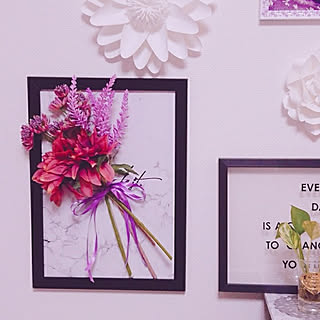 シェル フォトフレーム♡スクラップブッキング