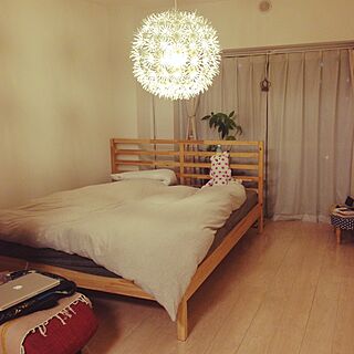 ベッド周り/IKEA/北欧/置物/照明のインテリア実例 - 2015-03-22 22:46:15