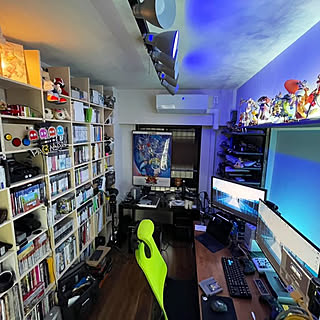 ゲーミングデスク/かなでもの/オタク部屋/ゲーム部屋/仕事部屋...などのインテリア実例 - 2021-05-28 20:31:29