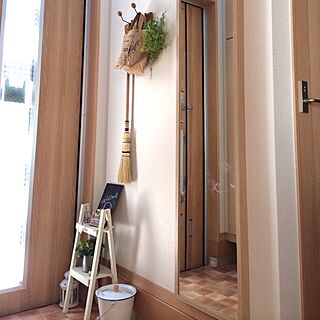 玄関/入り口/IKEA/雑貨/ホーロー/リメイクのインテリア実例 - 2014-01-17 11:37:57