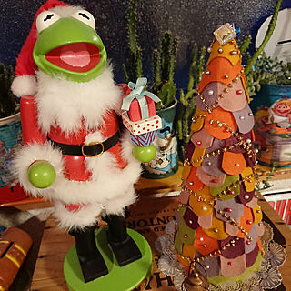 ハンドメイド カーミットのおしゃれなアレンジ 飾り方のインテリア実例 Roomclip ルームクリップ