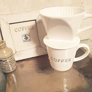 キッチン/coffee/ドリップコーヒー/Daiso/陶器が好き...などのインテリア実例 - 2022-06-06 20:03:25