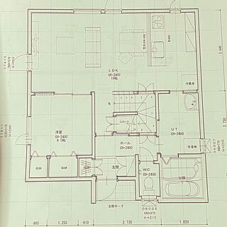 間取り図1Fのインテリア実例 - 2020-02-17 20:13:24