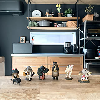 ガチャガチャ 動物フィギュアのおしゃれなアレンジ 飾り方のインテリア実例 Roomclip ルームクリップ
