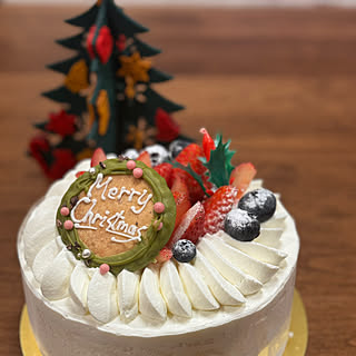 キッチン/クリスマス/クリスマスケーキ/LOVE LABOのインテリア実例 - 2023-12-23 21:41:09