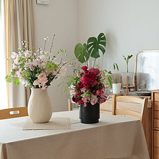 机/観葉植物/IKEA/フラワーベース/花器...などのインテリア実例 - 2024-03-11 12:07:05