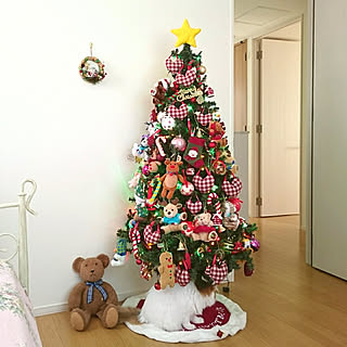 部屋全体/クリスマスツリー180cm/イルミネーション/メルヘン/子供部屋...などのインテリア実例 - 2018-10-01 12:47:06