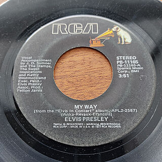 古いレコード/my way/ELVIS PRESLEYのインテリア実例 - 2020-11-28 10:26:42