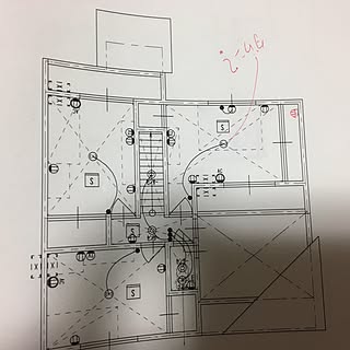 部屋全体/コンセント位置/ライト位置/間取り図のインテリア実例 - 2017-02-26 19:44:30