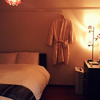 ベッド周り/寝室/ダブルベッドのインテリア実例 - 2013-10-06 17:05:15