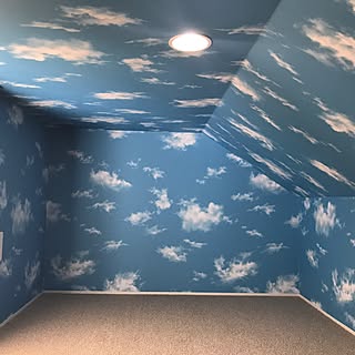 壁 天井 空柄の壁紙のインテリア実例 Roomclip ルームクリップ