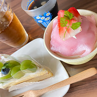 大好きなケーキ屋さん/アイスコーヒー/コーヒーのある暮らし/甘いもの大好き♡/美味しかった♡...などのインテリア実例 - 2022-08-13 14:42:18