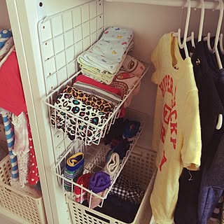 100均 子供服収納のアイデア おしゃれなインテリア実例 Roomclip ルームクリップ