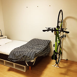 自転車のある部屋/一人暮らし/1LDK/ナチュラル/IKEA...などのインテリア実例 - 2020-05-28 20:07:26