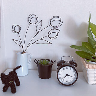 IKEA時計/シンプルな暮らしに憧れる/春がすぐそこに.*･ﾟ/新生活/イベント参加です...などのインテリア実例 - 2022-02-12 20:59:25