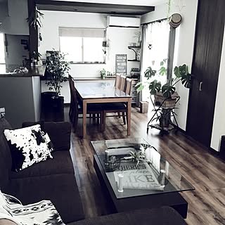 部屋全体/RELAXFORM/100均/白黒茶色/NO GREEN NO LIFE...などのインテリア実例 - 2016-09-21 19:29:21