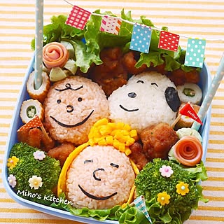 キッチン/お弁当/obento set/snoopy♡/チャーリーブラウン...などのインテリア実例 - 2016-05-23 14:02:40